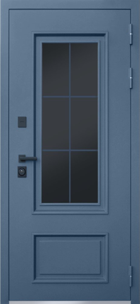 Товар Дверь Эльбрус Окном и Английской Решеткой Терморазрыв 3К DIS007257