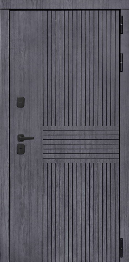 Фото Дверь ДвериПРО Берген Лаура-2 (16мм, светлый мореный дуб) DPRO196013