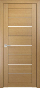 Товар Межкомнатная дверь ЛУ-7 орех (стекло сатинат)