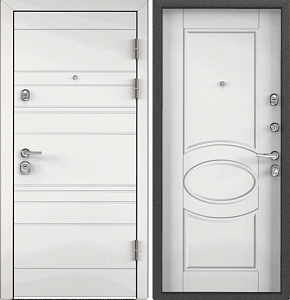 Товар Дверь Цербер 3К Горизонт Белый Сменная панель DIS006427