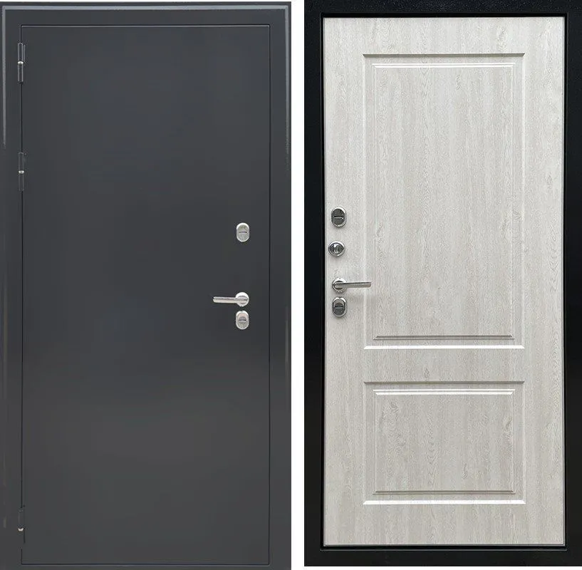 Дверь Ратибор Термоблок 3К  Серебро/ Сосна белая DIS006666