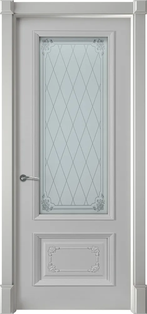 Межкомнатная дверь Смальта 20.2 Светло-серый RAL 7047